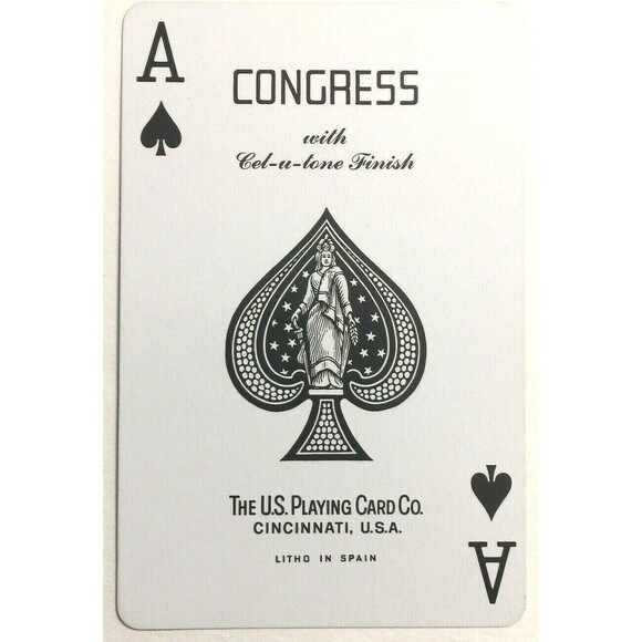 Vintage Congress Playing Cards Boxed Set Double Deck Williamsburg Capital - Picture 6 of 6